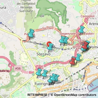 Mappa Via Adriano, 80126 Napoli NA, Italia (1.356)