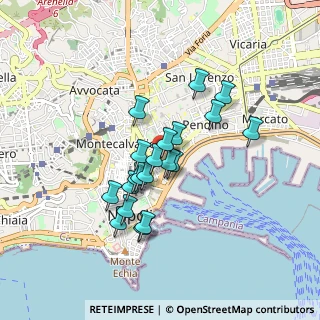Mappa Via del Cerriglio, 80134 Napoli NA, Italia (0.7395)