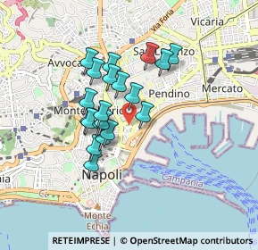 Mappa Via del Cerriglio, 80134 Napoli NA, Italia (0.709)