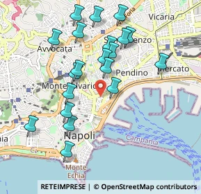 Mappa Via del Cerriglio, 80134 Napoli NA, Italia (1.0315)