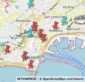 Mappa Via del Cerriglio, 80134 Napoli NA, Italia (1.02)