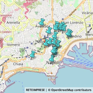 Mappa Via Croci S. Lucia Al Monte, 80134 Napoli NA, Italia (0.701)