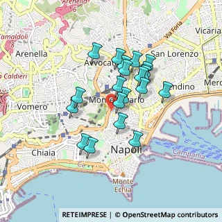 Mappa Via Croci S. Lucia Al Monte, 80134 Napoli NA, Italia (0.763)
