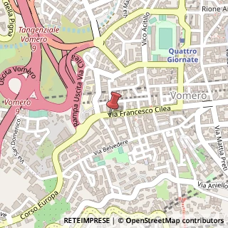 Mappa Via Francesco Cilea,  171, 80127 Napoli, Napoli (Campania)