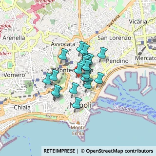 Mappa Vico Lungo Teatro Nuovo, 80134 Napoli NA, Italia (0.5595)