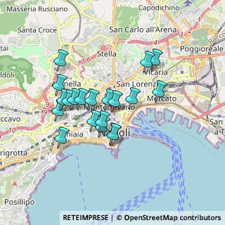 Mappa Piazzetta Marinelli Barone, 80134 Napoli NA, Italia (1.601)