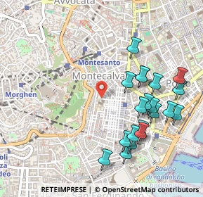 Mappa Via Concezione a Monte Calvario, 80134 Napoli NA, Italia (0.5785)