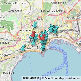 Mappa Via Concezione a Monte Calvario, 80134 Napoli NA, Italia (1.0515)
