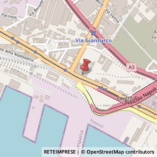 Mappa Via Reggia di Portici, 49, 80146 Napoli, Napoli (Campania)