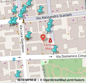 Mappa Via Giovanni Merliani, 80124 Napoli NA, Italia (0.115)