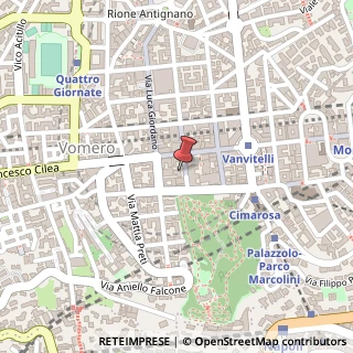 Mappa Via Merliani, 19, 80127 Napoli, Napoli (Campania)