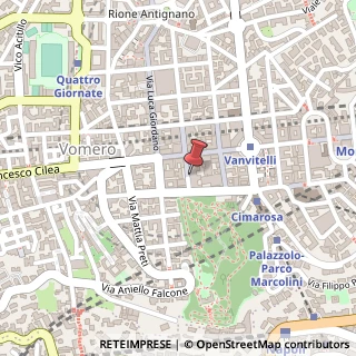 Mappa Via Giovanni Merliani, 26, 80127 Napoli, Napoli (Campania)