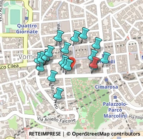 Mappa Via Giovanni Merliani, 80124 Napoli NA, Italia (0.179)