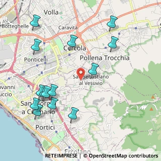 Mappa Via Masseria Cangiano, 80040 San Sebastiano Al Vesuvio NA, Italia (2.62214)
