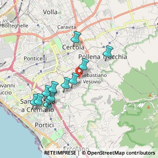 Mappa Via Masseria Cangiano, 80040 San Sebastiano Al Vesuvio NA, Italia (2.0225)