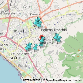 Mappa Via Masseria Cangiano, 80040 San Sebastiano Al Vesuvio NA, Italia (1.38727)
