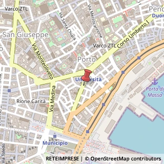 Mappa Via Agostino Depretis, 19, 80133 Napoli, Napoli (Campania)