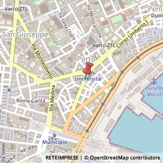 Mappa Via Agostino Depretis,  5, 80133 Napoli, Napoli (Campania)