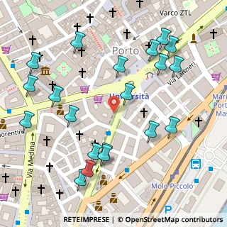 Mappa Via Matteo Schilizzi, 80134 Napoli NA, Italia (0.164)