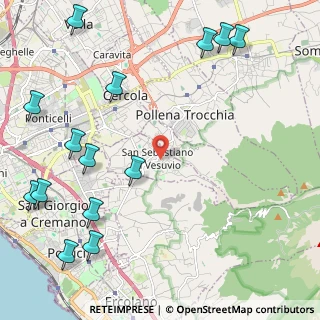 Mappa Via Palmieri, 80040 San Sebastiano Al Vesuvio NA, Italia (3.25857)
