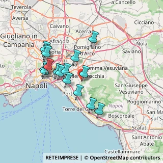 Mappa Via Palmieri, 80040 San Sebastiano Al Vesuvio NA, Italia (6.81563)