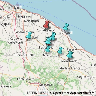 Mappa Strada Comunale Boschetto, 70017 Putignano BA, Italia (9.84533)