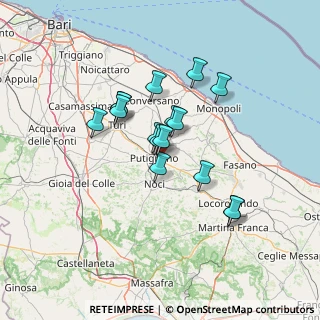 Mappa Strada Comunale Boschetto, 70017 Putignano BA, Italia (11.41438)