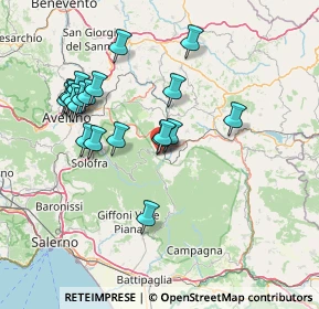 Mappa Largo Piediserra, 83048 Montella AV, Italia (15.3525)