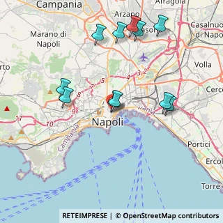 Mappa Via Card, 80134 Napoli NA, Italia (4.37364)