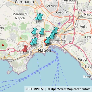 Mappa Via Card, 80134 Napoli NA, Italia (2.60917)