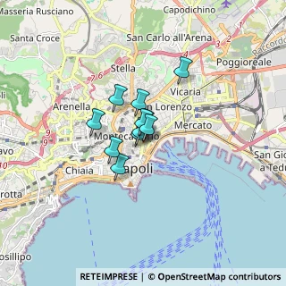 Mappa Via Card, 80134 Napoli NA, Italia (0.91)
