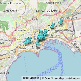 Mappa Via Card, 80134 Napoli NA, Italia (0.80786)