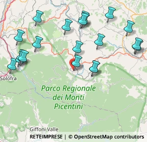 Mappa Via Ammiraglio Pelosi, 83048 Montella AV, Italia (10.124)
