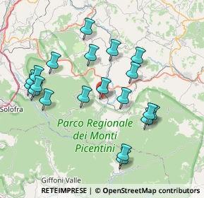 Mappa Via Ammiraglio Pelosi, 83048 Montella AV, Italia (8.45)
