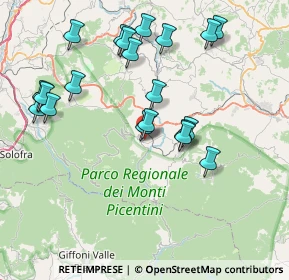 Mappa Via Ammiraglio Pelosi, 83048 Montella AV, Italia (8.6635)
