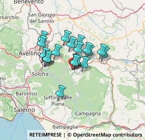 Mappa Via Ammiraglio Pelosi, 83048 Montella AV, Italia (9.9195)