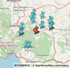 Mappa Via Ammiraglio Pelosi, 83048 Montella AV, Italia (11.9075)