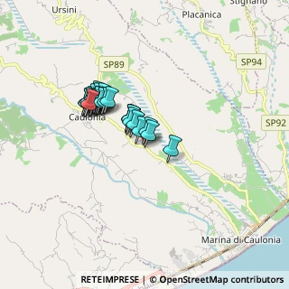 Mappa Via Str. Liserà, 89041 Caulonia RC, Italia (1.52857)