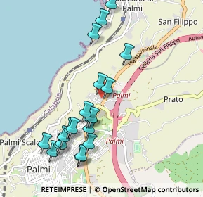 Mappa Via Antonio Meucci, 89015 Palmi RC, Italia (1.147)