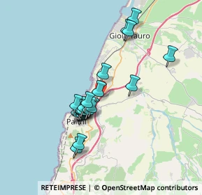 Mappa A3 Napoli - Reggio di Calabria, 89015 Palmi RC, Italia (3.384)