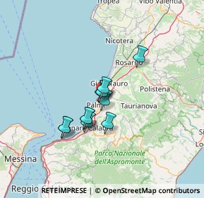 Mappa A3 Napoli - Reggio di Calabria, 89015 Palmi RC, Italia (10.13636)