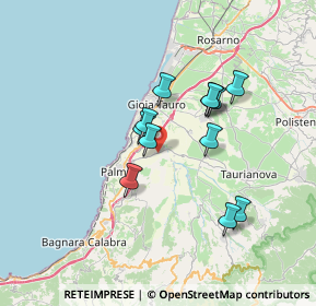 Mappa Contrada Prato Inferiore Località, 89015 Palmi RC, Italia (6.28417)