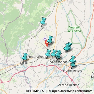 Mappa Via O. Gortanutti Viola, 33080 Roveredo in Piano PN, Italia (7.06688)
