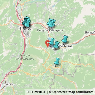 Mappa Via alle Foreste, 38049 Bosentino TN, Italia (8.2005)