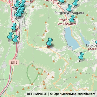 Mappa Via Nogarole, 38049 Vigolo Vattaro TN, Italia (6.7485)