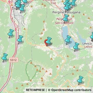 Mappa Via Nogarole, 38049 Vigolo Vattaro TN, Italia (7.161)