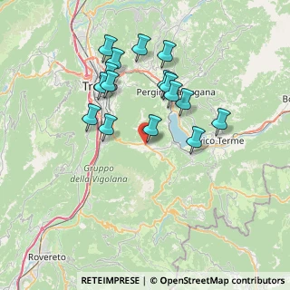 Mappa Via Nogarole, 38049 Vigolo Vattaro TN, Italia (6.7775)