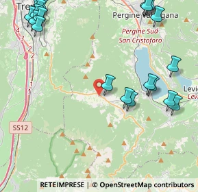 Mappa Via Nogarole, 38049 Vigolo Vattaro TN, Italia (5.8415)