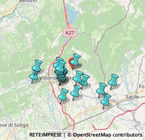 Mappa Via Roma, 31010 Fregona TV, Italia (5.62824)