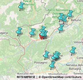 Mappa Via Beato Bernardino, 32032 Feltre BL, Italia (15.97063)